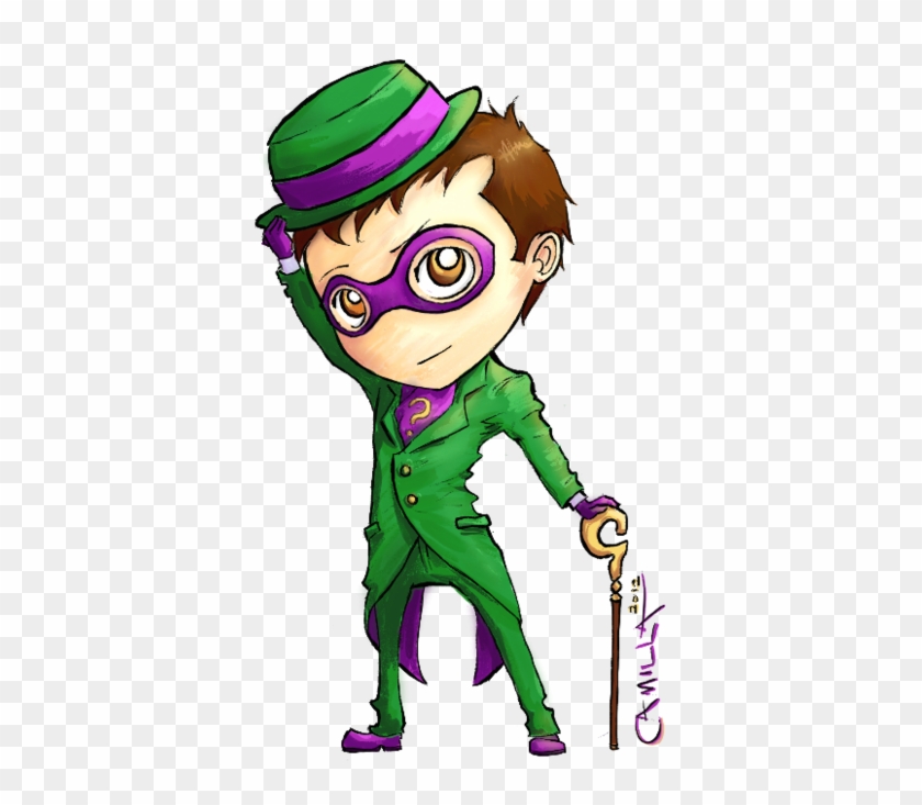 Chibi Riddler By Camishcd - Bin Bag #1156509