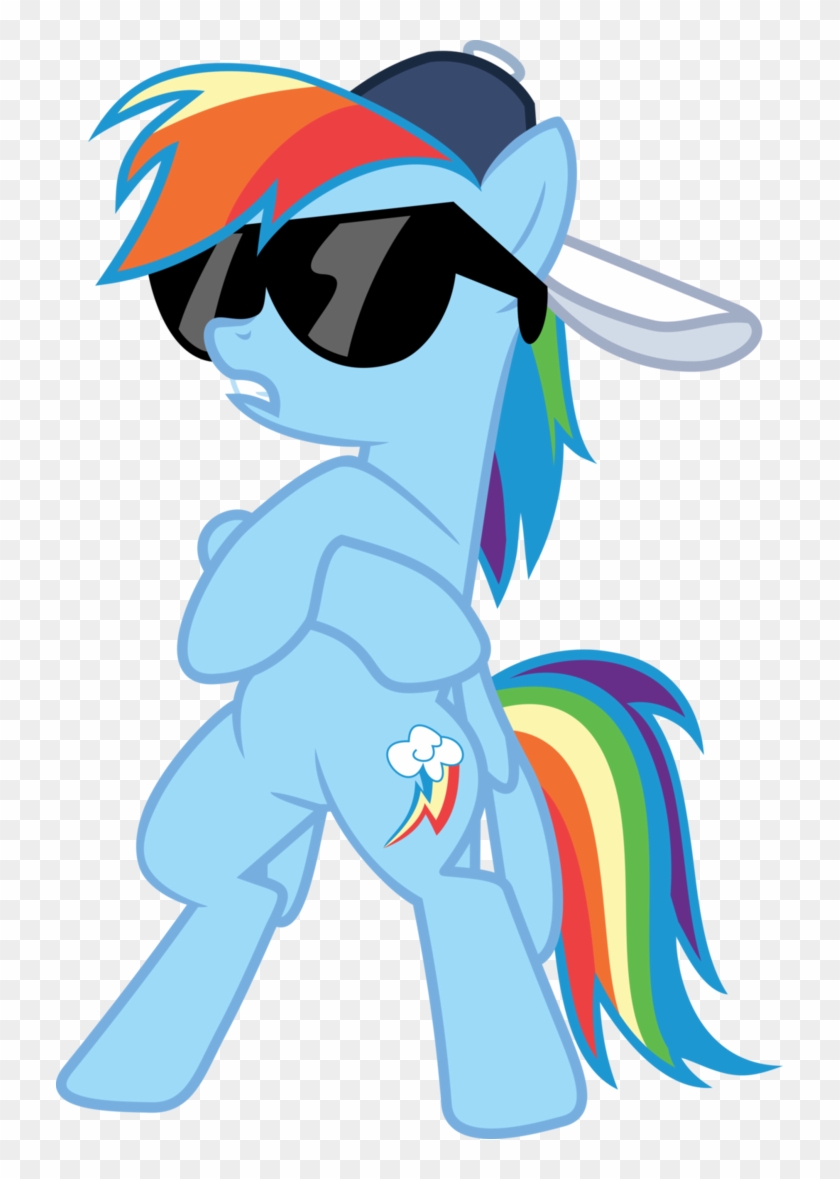 Rainbow Dash Swag By Gamemasterluna - Rainbow Dash Dancing Gif #1156643