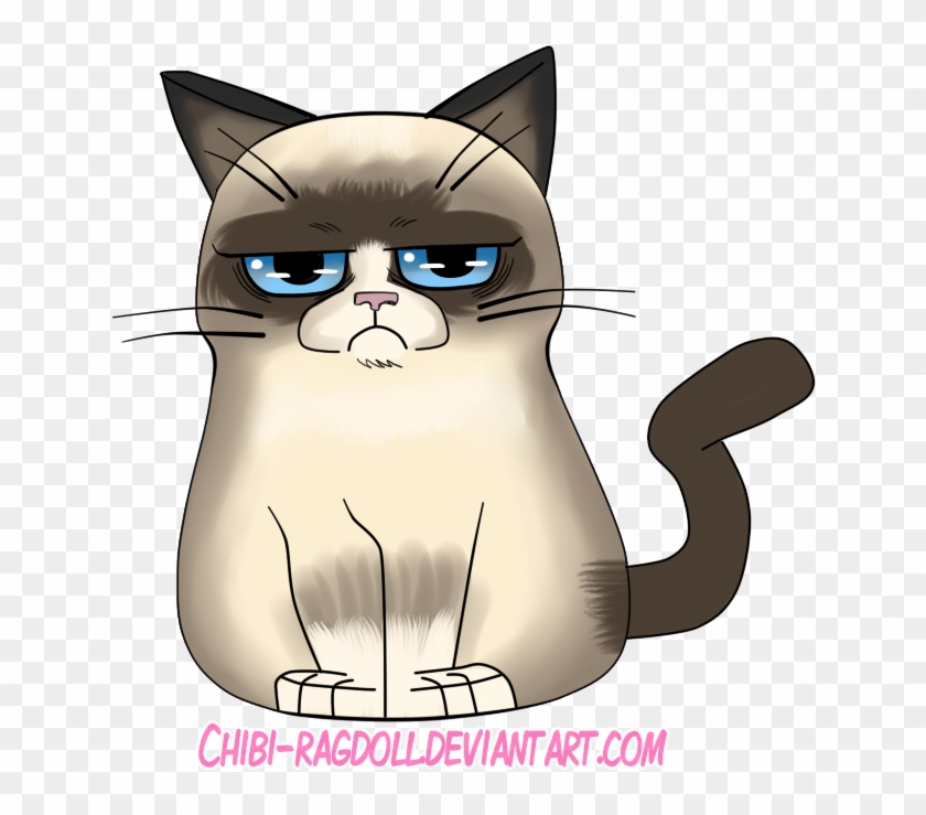 Grumpy Cat Clipart Deviantart - Grumpy Cat Chibi #1156710