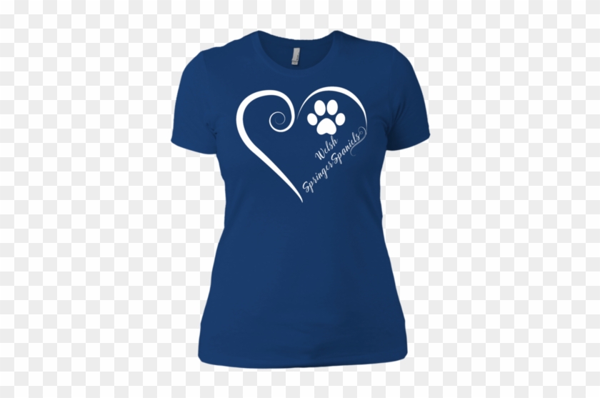 Welsh Springer Spaniel, Always In My Heart Ladies' - T-shirt #1156764