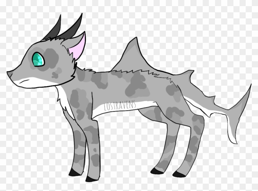 Goat Shark Custom By Lostravens - Cartoon #1156947