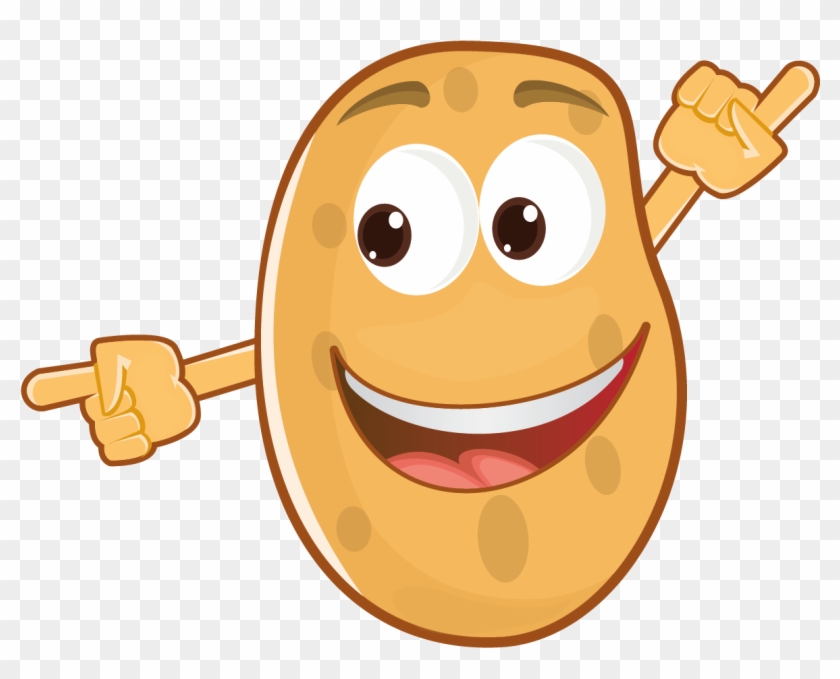 Mascot Cartoon Characters - Cartoon Image Of Baked Potato #1156954