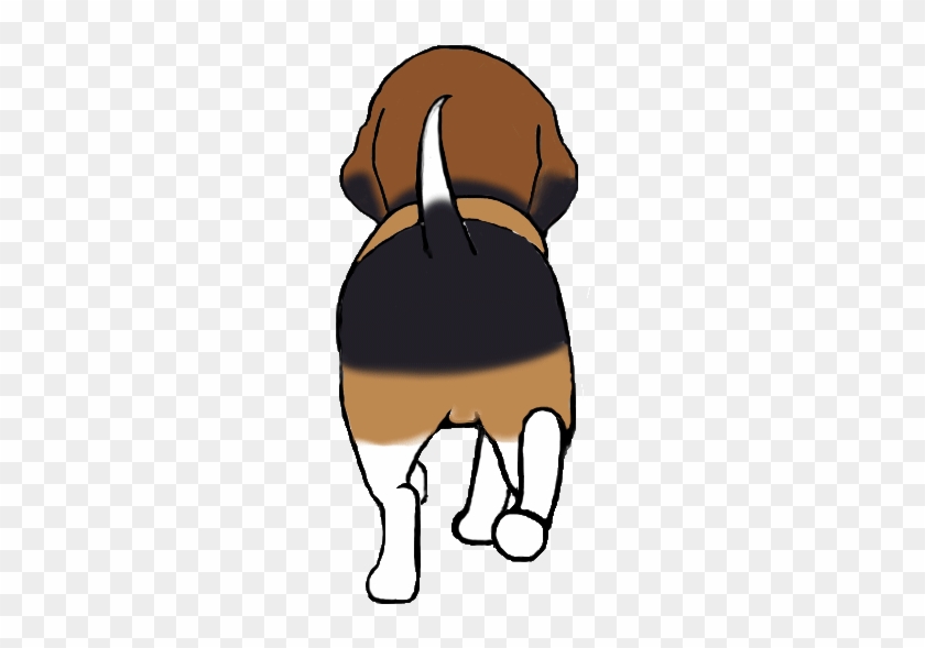 Dog Walking Sticker For Ios Android Giphy - Cartoon Dog Walking Away #1156973
