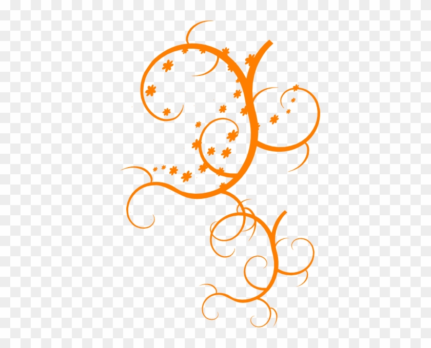 Orange Swirl Design #1157008