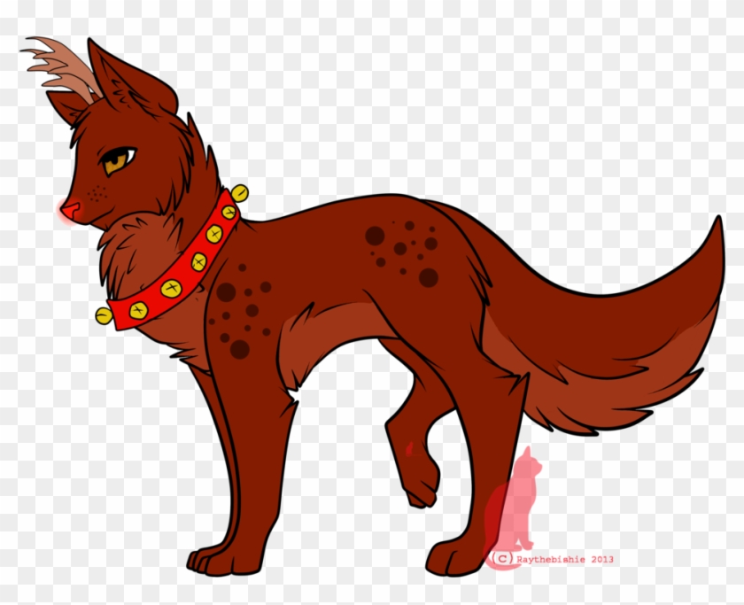 Reindeer Wolf Closed By Raythebishie Reindeer Wolf - Cartoon #1157033