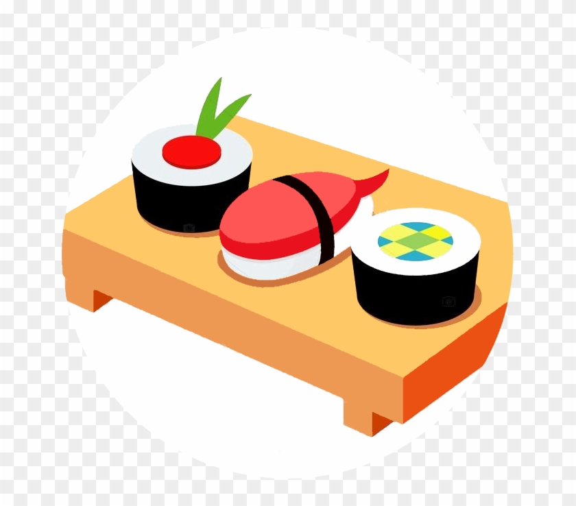 Sushi Japanese Cuisine - Japanese Food Clip Art #1157073