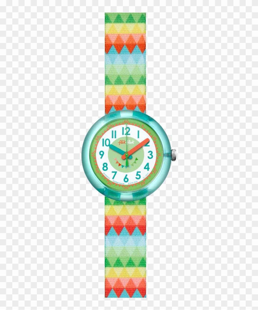 Sweet Flags - Flik Flak Sweet Flags, Fpnp015, Kids Watch, Green #1157161