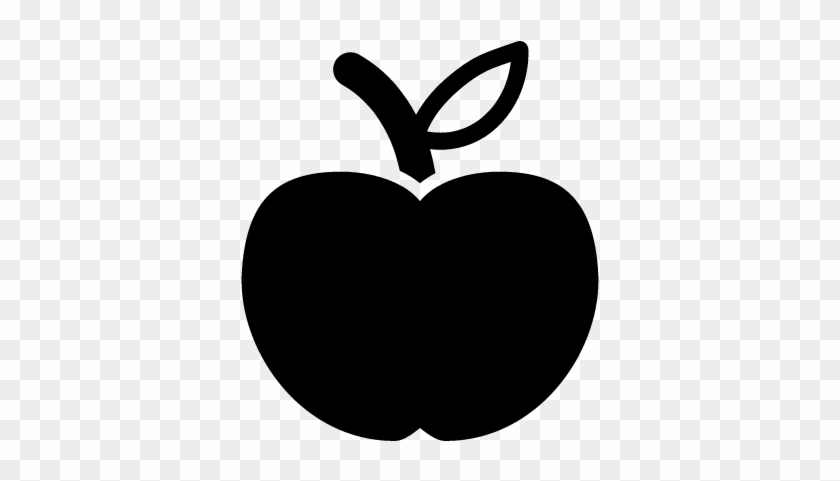 Apple Fruit Vector - Bomb Black And White #1157201