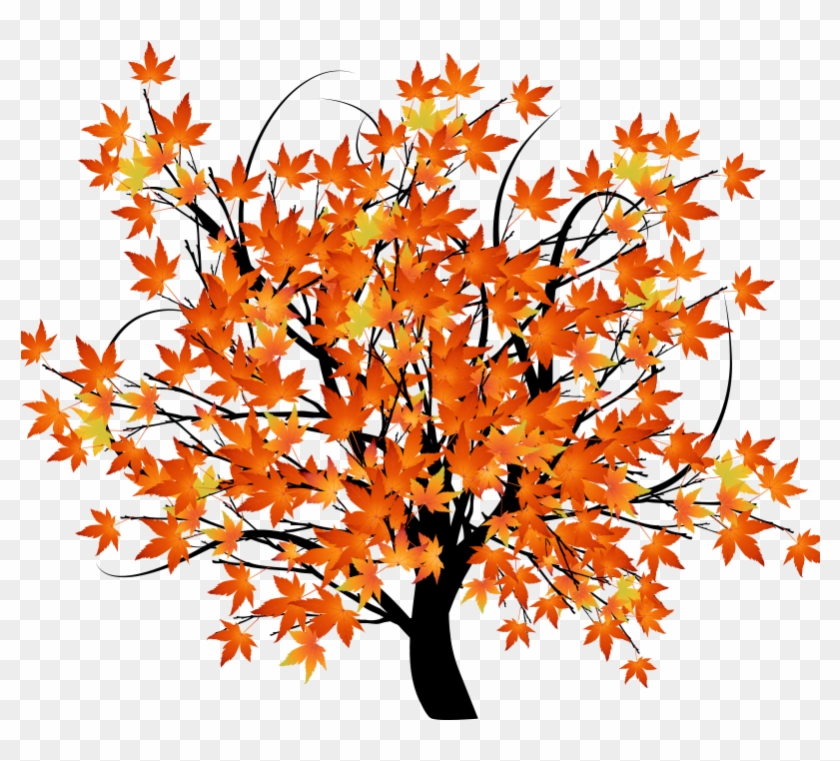 Autumn Leaf Color Tree Maple - New Arrival Beautiful Maple Trees Print 2-piece Cross #1157212