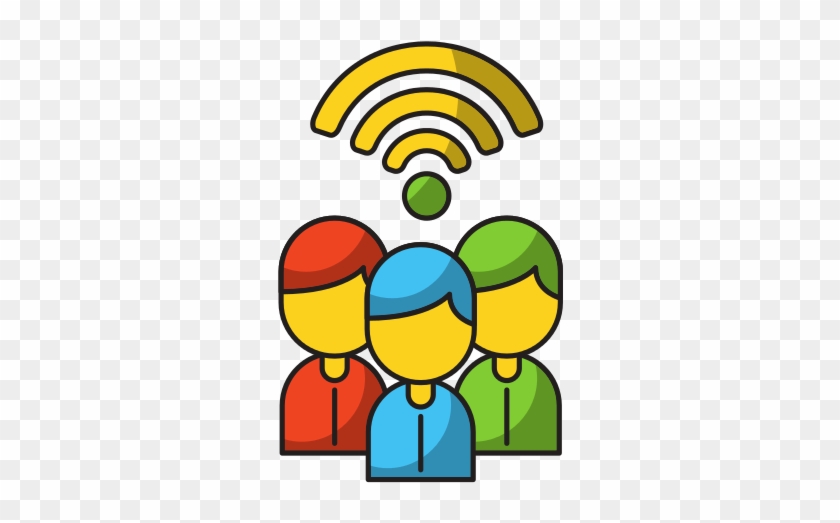 Teamwork People Avatars With Wifi Signal - Investment #1157267