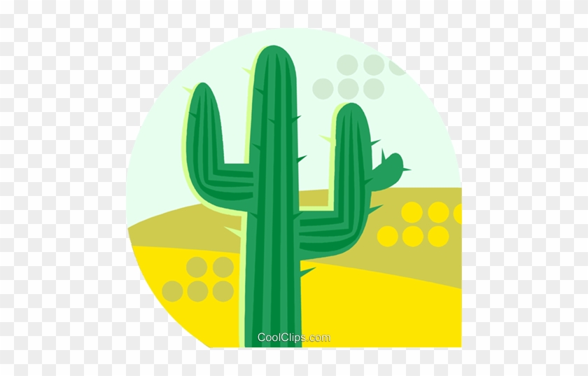 Cactus Growing In The Desert Royalty Free Vector Clip - Hedgehog Cactus #1157361