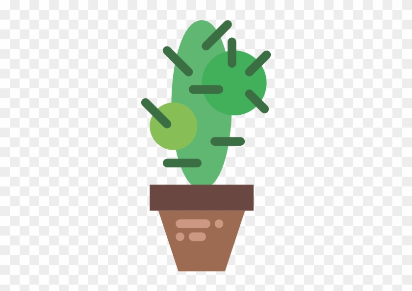 Cactus Free Icon - Icon Flat Png Cactus #1157371