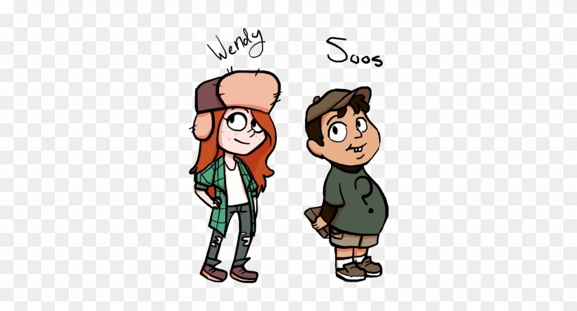 Gravity Falls Antigravity Au Wendy Courderoy Soos Frenchfrycoolguy - Antigravity Gravity Falls Aus #1157727