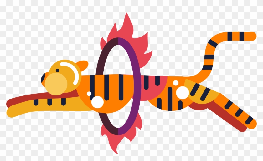 Tiger Snail Jump Circus Icon - Circus #1157802