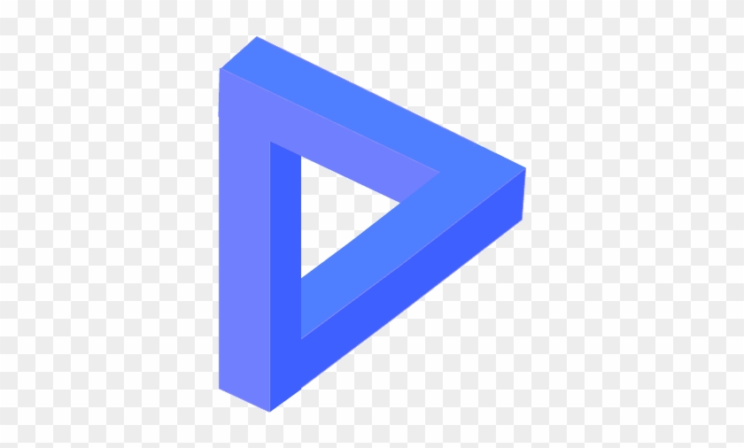 The Penrose Triangle Is An Impossible Object - Penrose Triangle Gif #1157821