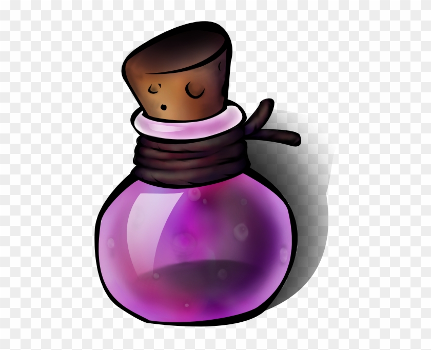 Purple Potion Clipart - Potion Clipart Transparent #1157892