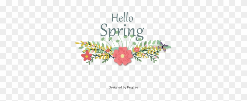 Hello, Spring Fresh Flower Material Design, Hello Spring - Driving On The Left #1157943