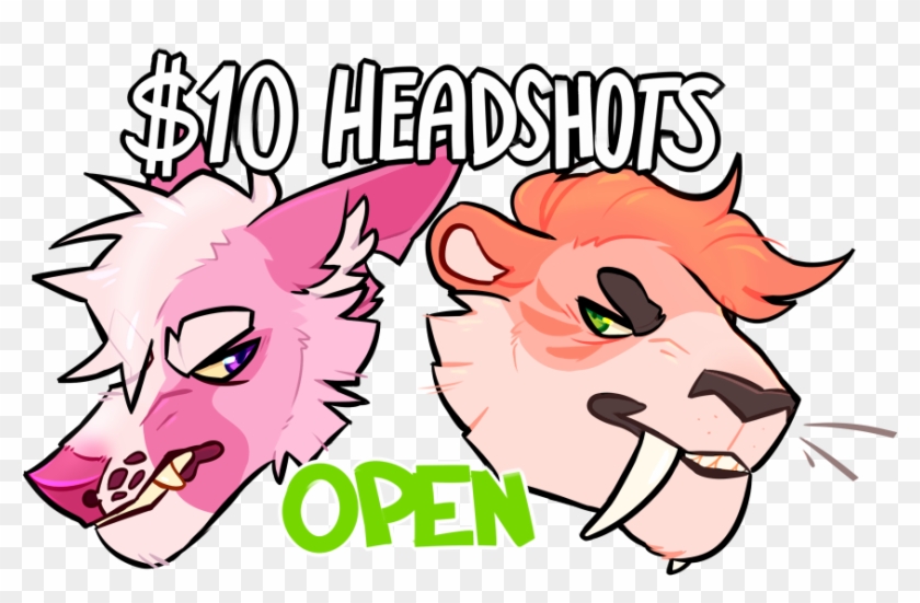 $10 Headshots Open - Cartoon #1157976