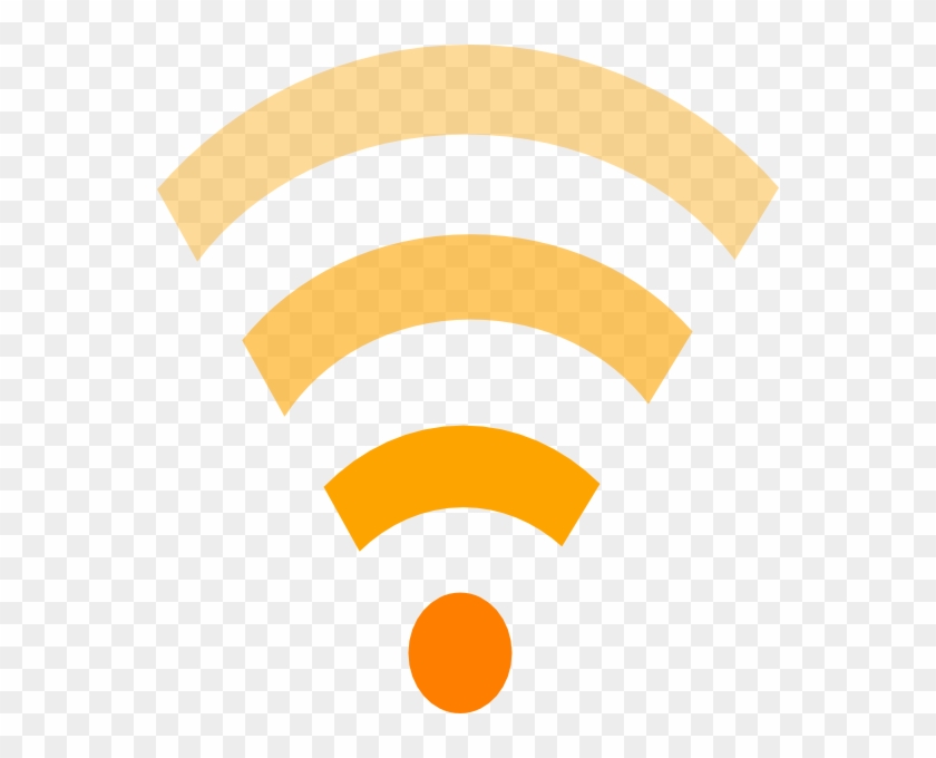 Wifi Symbol Orange #1158097