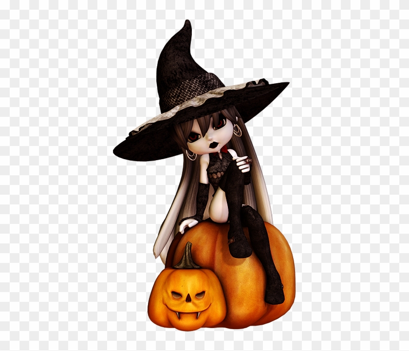Cute Little Doll Witch - Cute Witch Doll #1158104