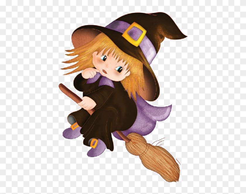 Cute Witch Vector Cartoon Illustration - Imagenes De Brujitas Animadas #1158108