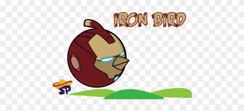 Anrgy Bird Superhero Art - Angry Birds Iron Man #1158172