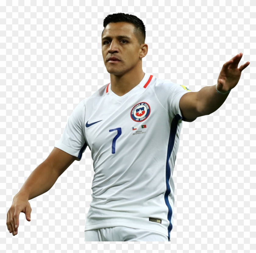 Alexis Sánchez Soccer Player Jersey Clip Art - Alexis Sanchez 2017 Png #1158232