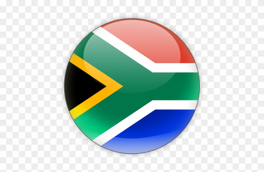 South Africa Country Flag Round #1158544