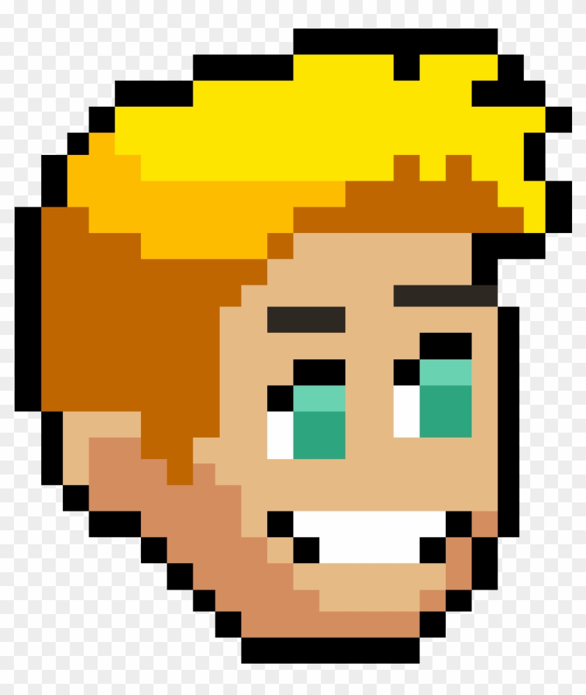 Male Swoop Blonde Hair - Anonymous Pixel Art #1158554