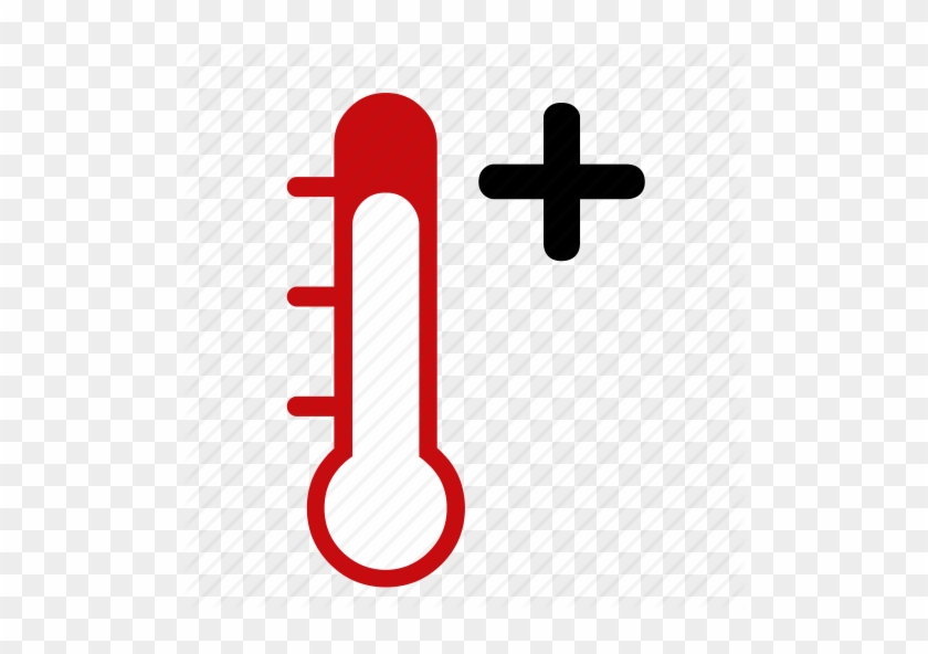 Temperature Drawing Vector Image - Hot Thermometer Icon #1158610