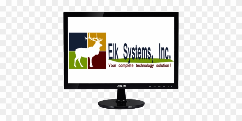 Adjustable Display Angle - Elk Silhouette #1158648