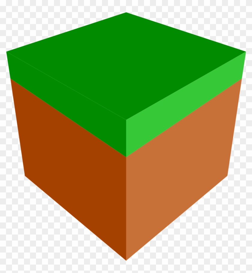 1,024 Pixels - Minecraft Grass Block Simple #1158777