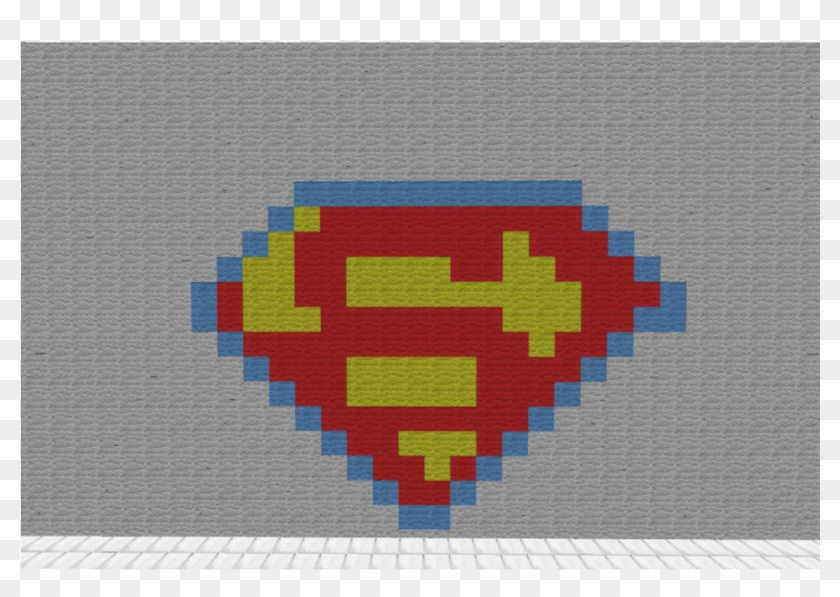 Minecraft Superman Logo By Lascifrisu - Blue Buffalo Pet Products #1158789