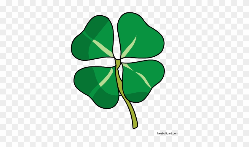 Four Leaves Clover Clip Art Image - Shamrock #1158790