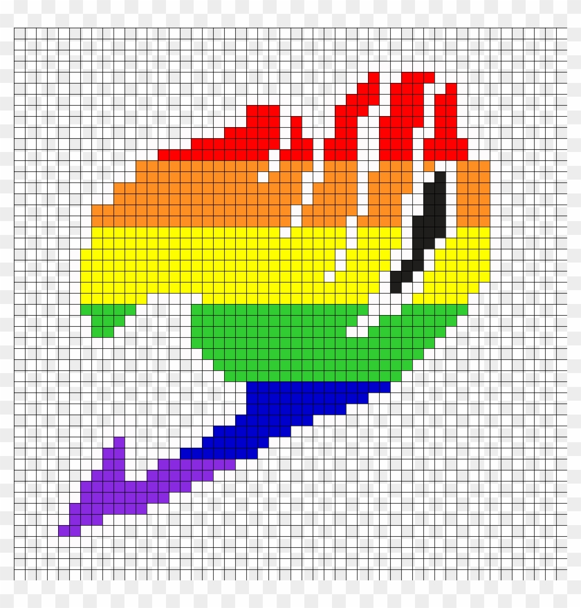 Logo Fairy Tail Pixel Art Images Gallery - Perler Beads Fairy Tail Logo #1158819