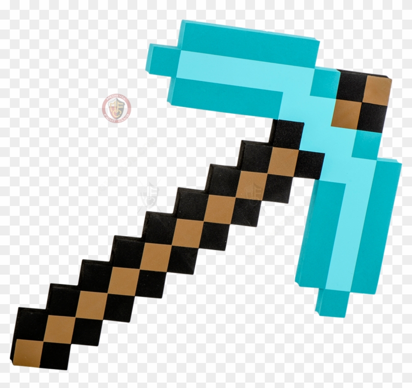 Minecraft - Pickaxe Foam Replica (diamond Version) #1158843