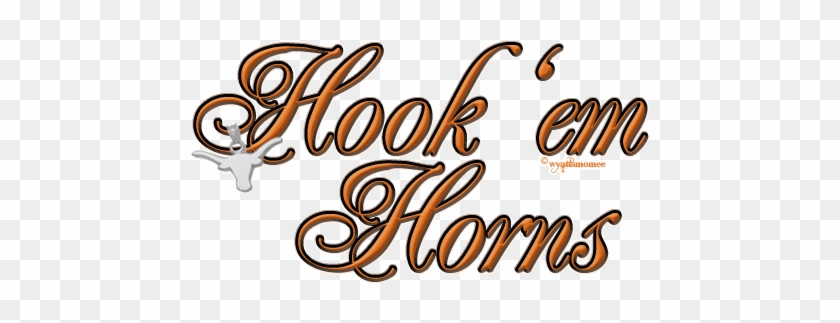 Texas Longhorn Hook Em Horns #1158858