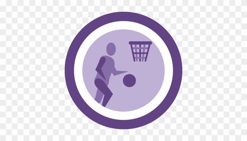 Basketball Clipart Purple - Angel Tube Station #1158859
