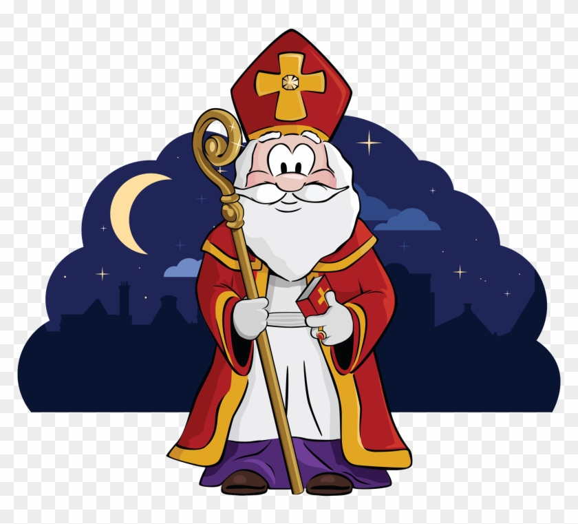 Jeu De Piste Saint Nicolas Novembre - St Nicolas Clipart #1158875