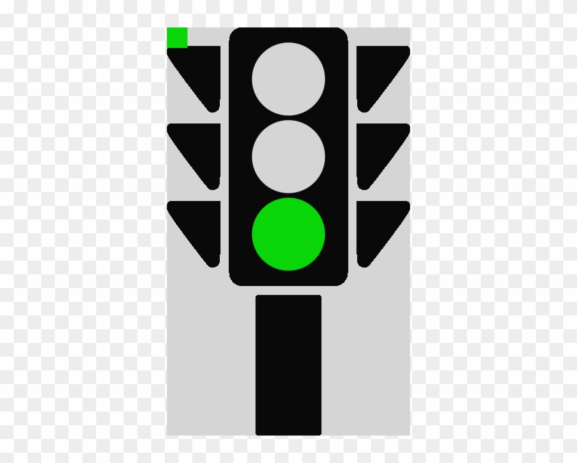 Large Green Traffic Light Clip Art At Clker Green Traffic - Red Traffic Light Icon #1159020