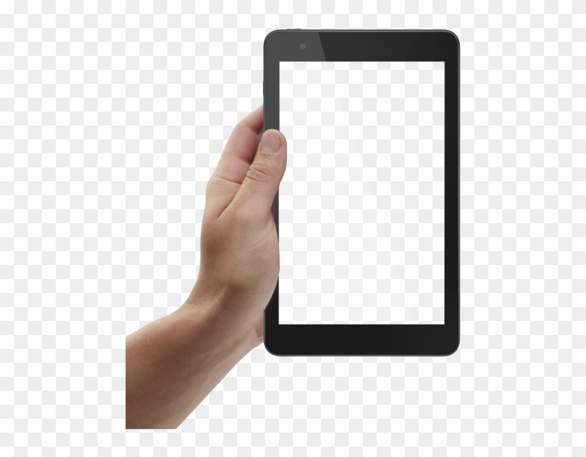 Tablet Transparent Png - Hand Holding Tablet Png #1159081