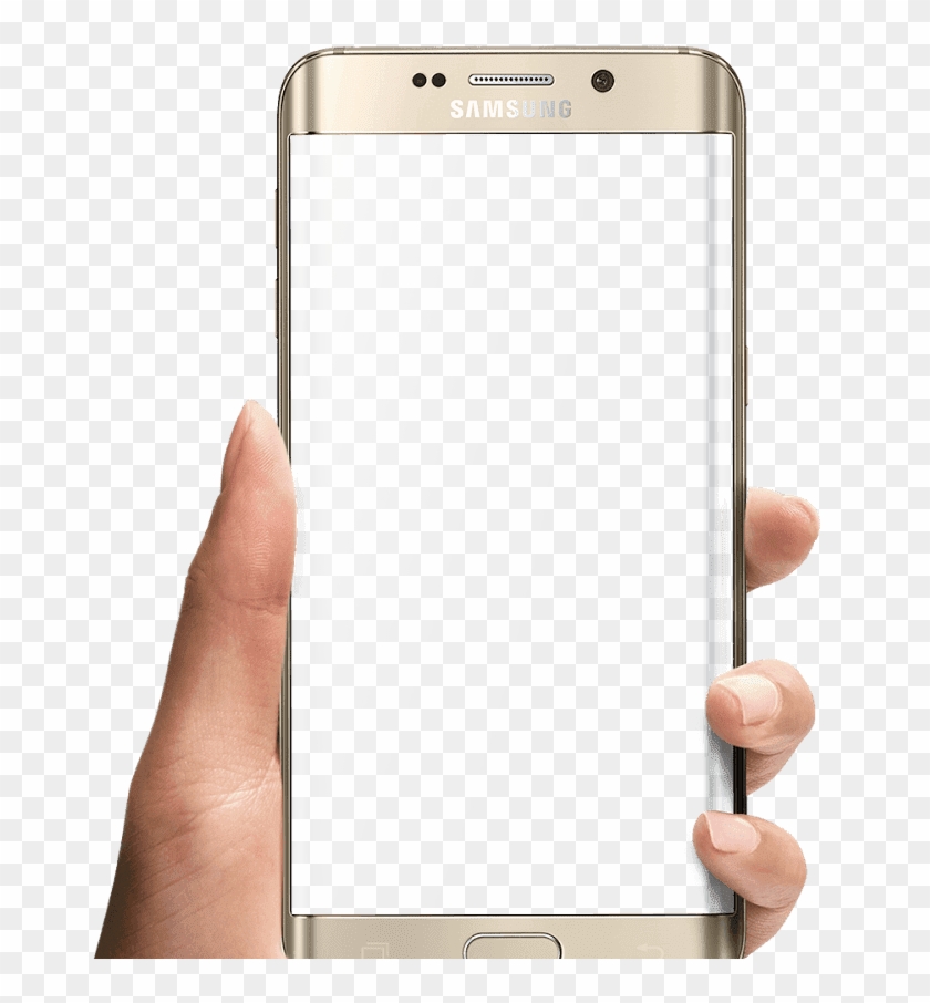 Phone In Hand Png Image - Samsung Mobile In Hand Png #1159162