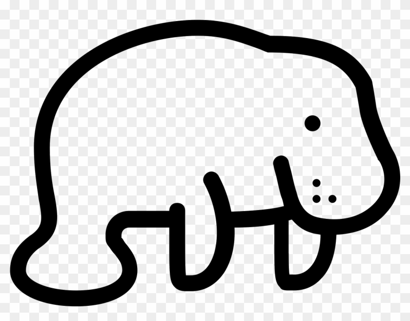 Manatee Clipart Transparent - Manatee Icon #1159261