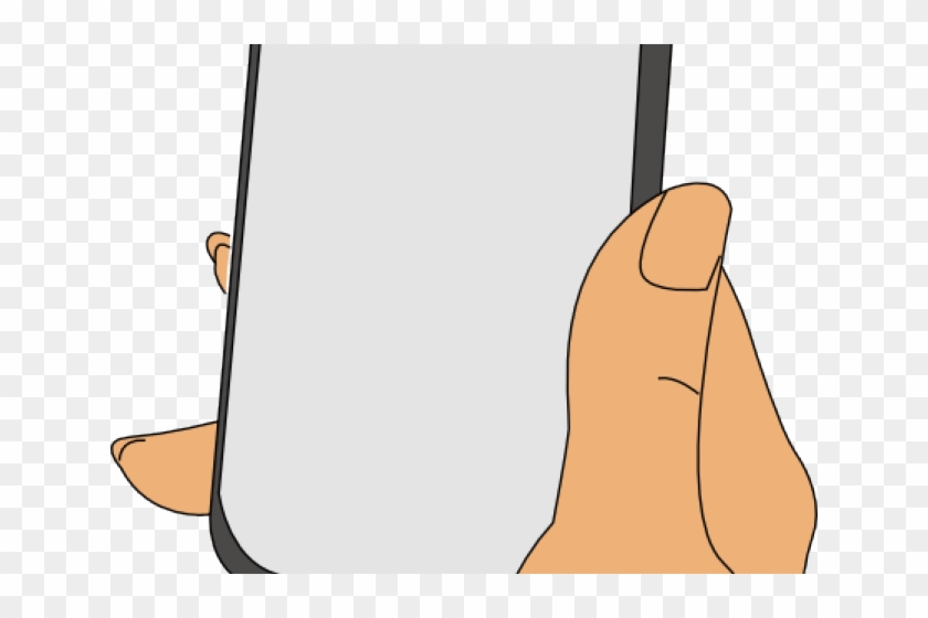 Iphone Clipart Hand Holding - Illustration #1159306