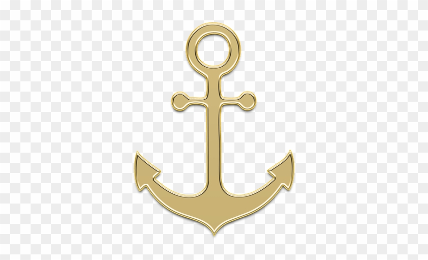 Picture Of An Anchor - Simple Ship Wheel Tattoo #1159458