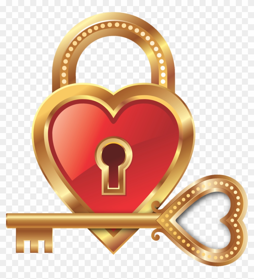 Love Lock Key Heart Clip Art - Heart Lock And Key Emoji #1159471