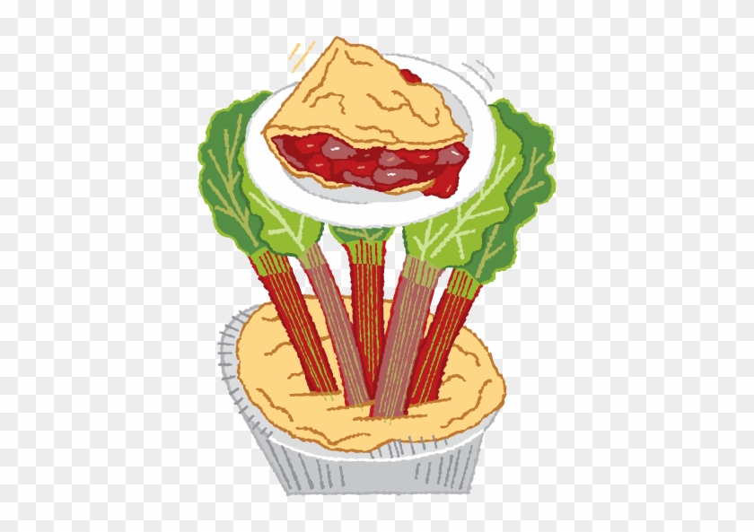 Rhubarb Clipart Rhubarb Pie Clipart - Rhubarb Pie #1159512