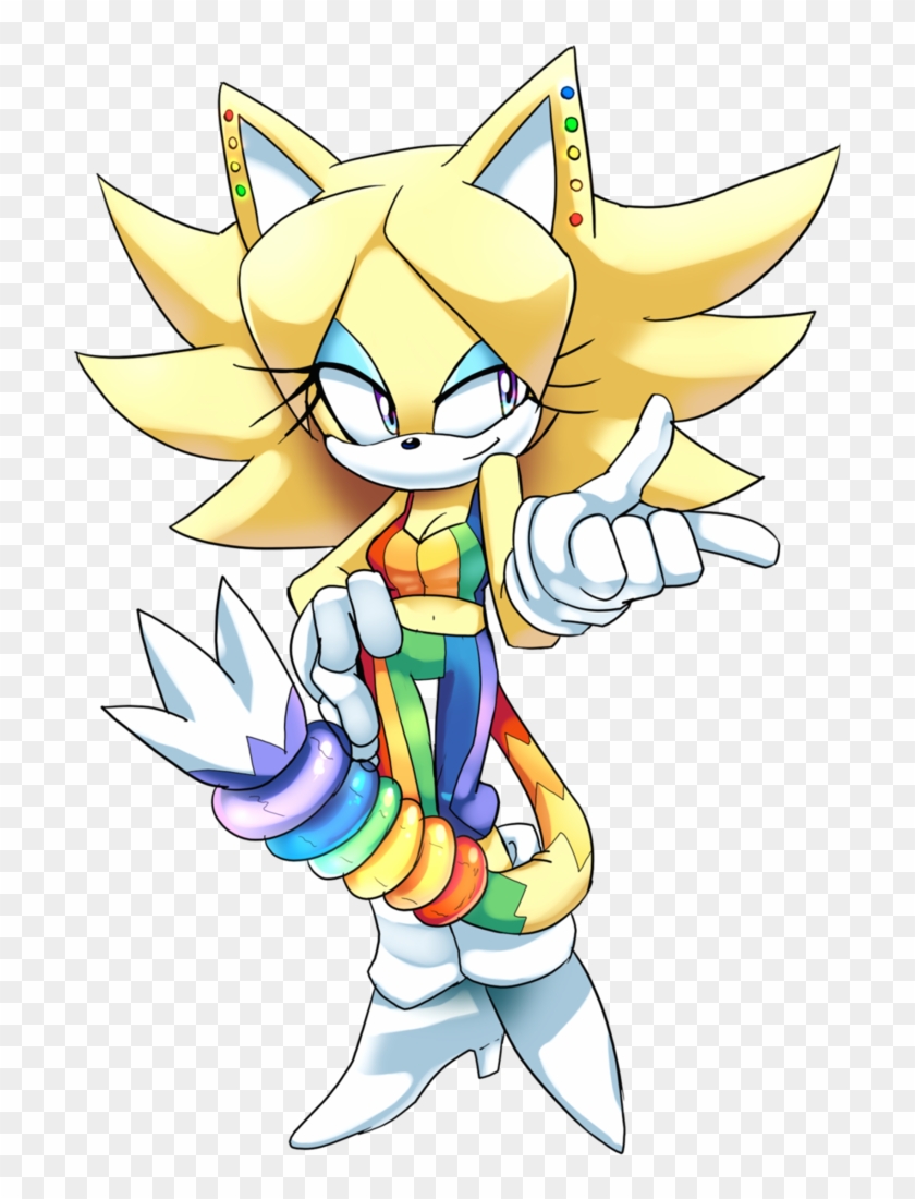 Rainbow By Drawloverlala - Sonic Fan Characters Female #1159612