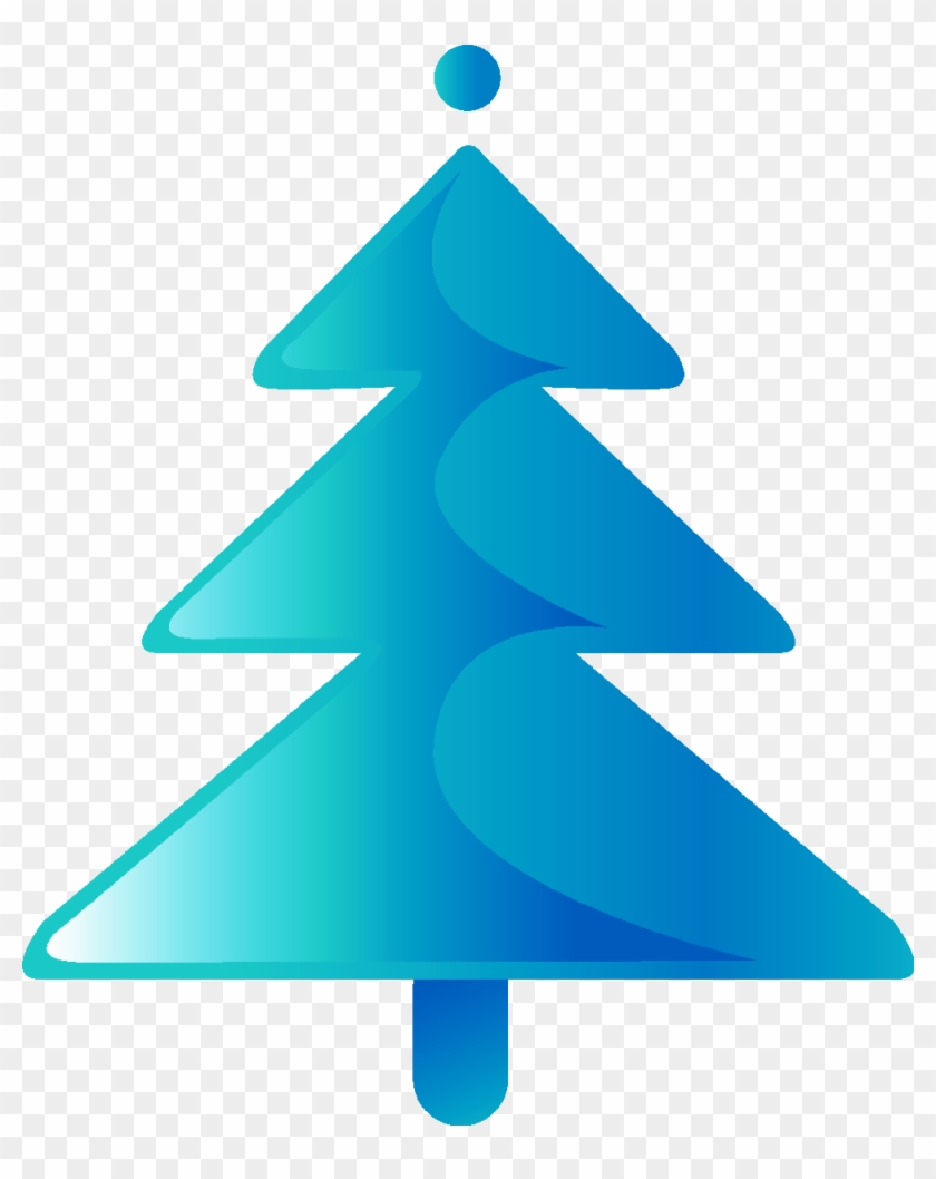 Árbol De Navidad - Christmas Trees Blue Clipart #1159615