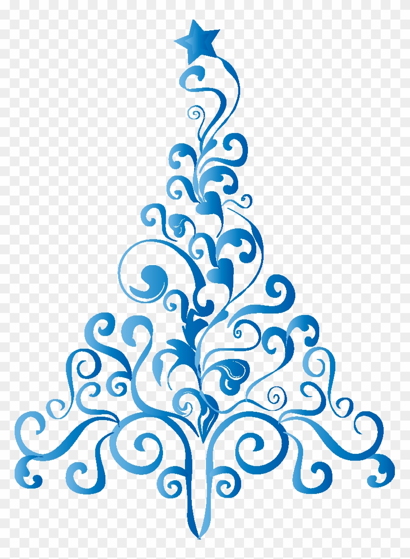 Árbol De Navidad - Whimsical Blue Tree 19 Shower Curtain #1159638